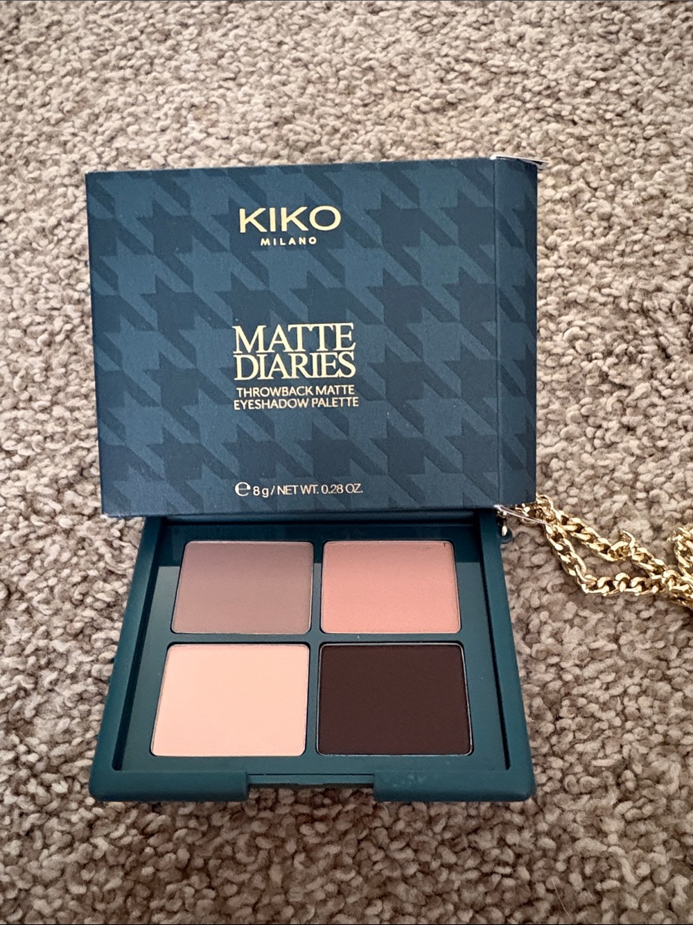 Milano Matte Diaries Eyeshadow Palette - Soft Pink, Peach, Cream & Deep Brown